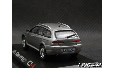 Alfa Romeo Crosswagon Q4 2004 grey 1-43 Norev, масштабная модель, scale43