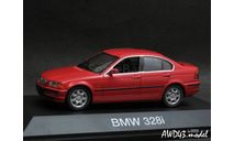 BMW 328i E46 1999 red 1-43 Schuco 04351, масштабная модель, scale43