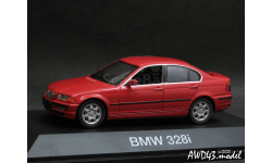 BMW 328i E46 1999 red 1-43 Schuco 04351