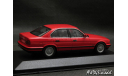 BMW 5er E34 1988 red 1-43 Minichamps, масштабная модель, scale43