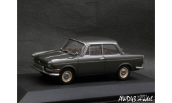 BMW 700 LS 1962-1965 met.grey 1-43 Minichamps 430023700
