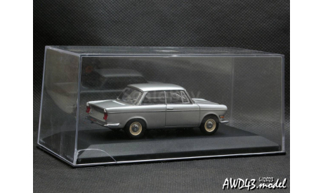 BMW 700 LS 1962-1965 silver 1-43 Minichamps 430023702, масштабная модель, scale43