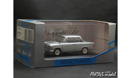 BMW 700 LS 1962-1965 silver 1-43 Minichamps 430023702, масштабная модель, scale43