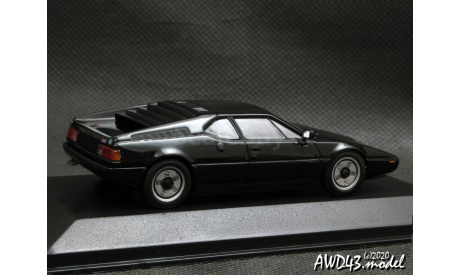 BMW M1 Street 1978 black 1-43 Minichamps 430025027, масштабная модель, scale43