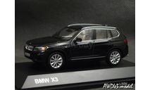 BMW X3 F25  2010 saphirblack met. 1-43 Dealer=Schuco, масштабная модель, scale43