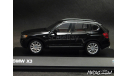 BMW X3 F25  2010 saphirblack met. 1-43 Dealer=Schuco, масштабная модель, scale43