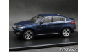 BMW X6 xDrive50i E71 2007 blue 1-43 Dealer=Schuco, масштабная модель, scale43