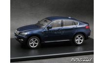 BMW X6 xDrive50i E71 2007 blue 1-43 Dealer=Schuco, масштабная модель, scale43