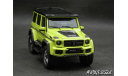 Mercedes G-Class Brabus 500 4x4²  2016 W463 green-yellow 1-43 Minichamps 437032464, масштабная модель, scale43, Mercedes-Benz