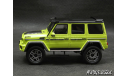 Mercedes G-Class Brabus 500 4x4²  2016 W463 green-yellow 1-43 Minichamps 437032464, масштабная модель, scale43, Mercedes-Benz