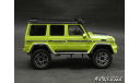 Mercedes G-Class Brabus 500 4x4²  2016 W463 green-yellow 1-43 Minichamps 437032464, масштабная модель, scale43, Mercedes-Benz