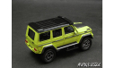 Mercedes G-Class Brabus 500 4x4²  2016 W463 green-yellow 1-43 Minichamps 437032464, масштабная модель, scale43, Mercedes-Benz