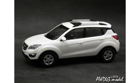 Changan CS35 SUV white 4x4  1-43 Dealer, масштабная модель, scale43