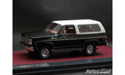 Chevrolet  Blazer K5 1978 black-white 1-43 Matrix MX20302-383