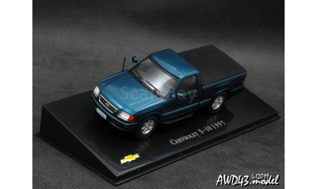 Chevrolet S-10 Pick-up year 1995 blue metallic 1-43 Altaya, масштабная модель, Ixo-Altaya, scale43