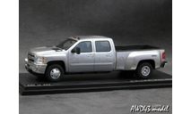 Chevrolet Silverado 3500 HD Big Dooley 2011 silver 1-43 GLM, масштабная модель, scale43