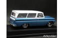 Chevrolet Suburban 1966 blue 1-43 Greenlight, масштабная модель, scale43