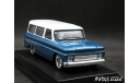 Chevrolet Suburban 1966 blue 1-43 Greenlight, масштабная модель, scale43