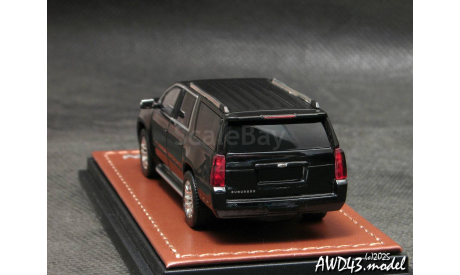 Chevrolet  Suburban 2015 black 1-64 GOS Vehicle Museum, масштабная модель, scale64
