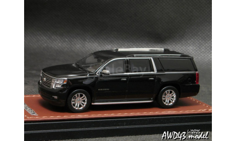Chevrolet  Suburban 2015 black 1-64 GOS Vehicle Museum, масштабная модель, scale64
