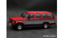 Chevrolet Veraneio Custom year 1993 red-white 4x4 1-43 Altaya, масштабная модель, 1:43, 1/43