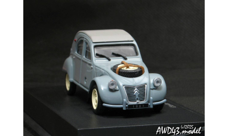 Citroen 2CV 4x4 Sahara 1961 grey 1:43 Norev, масштабная модель, 1/43, Citroën