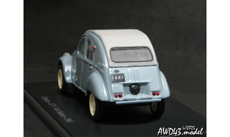 Citroen 2CV 4x4 Sahara 1961 grey 1:43 Norev, масштабная модель, 1/43, Citroën