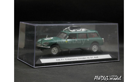Citroen DS 21 AM.71 Creations 4X4 green 1-43 Handmade convertion, масштабная модель, scale43