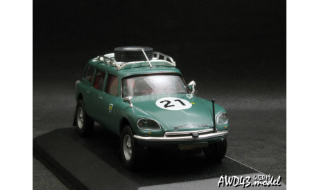 Citroen DS 21 AM.71 Creations 4X4 green 1-43 Handmade convertion, масштабная модель, scale43