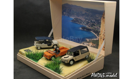 Citroen Mehari 40th 1968-2008 set 3pc. 1-43 Norev, масштабная модель, Citroën, scale43
