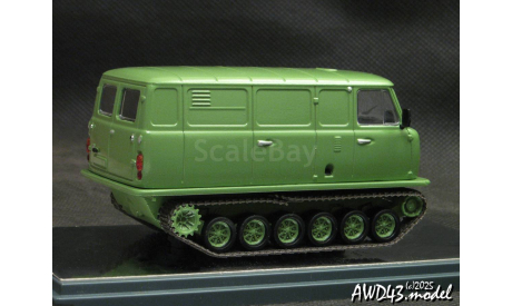 Cнегоболотоход на базе УАЗ 452 1-43 Handmade, масштабная модель, scale43