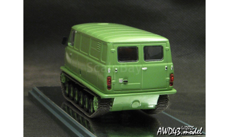 Cнегоболотоход на базе УАЗ 452 1-43 Handmade, масштабная модель, scale43