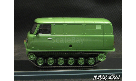 Cнегоболотоход на базе УАЗ 452 1-43 Handmade, масштабная модель, scale43
