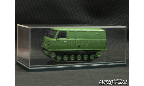 Cнегоболотоход на базе УАЗ 452 1-43 Handmade, масштабная модель, scale43