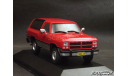 Dodge RAM Charger 1991 red 1-43 Camionetas imprescindinles de Mexico, масштабная модель, DeAgostini, scale43