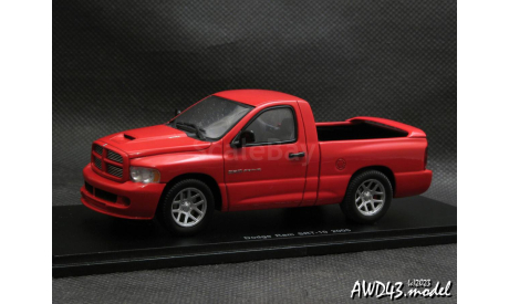 Dodge RAM SRT 10 2005 red 1-43 Spark S0855, масштабная модель, scale43