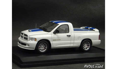 Dodge RAM SRT-10 Commemorative Edition 2005 white 1-43 Spark, масштабная модель, scale43