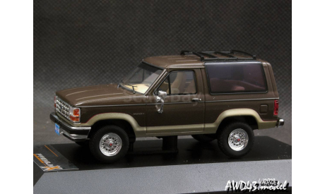 Ford Bronco II 4х4 1989 brown 1-43 Premium-X, масштабная модель, scale43