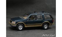 Ford Explorer 1996 d.green 1-41 handmade conversion, масштабная модель, scale0
