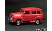 Ford F-serie 4x4 Marmon Herrington red 1-43 Yat Ming handmade convertion, масштабная модель, scale43
