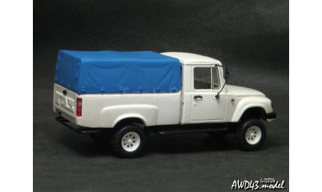 ГАЗ-2308 Атаман 1:43 Кит Max-Models, масштабная модель, scale43