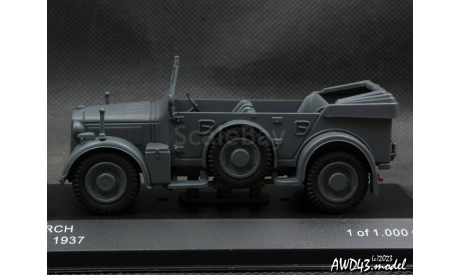 Horch 901 1937 grey 1-43 Whitebox WB257, масштабная модель, scale43