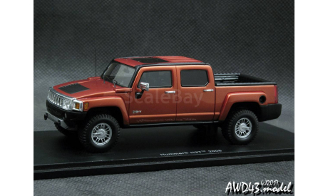 Hummer H3T 2008 bronze 4x4 1-43 Spark, масштабная модель, scale43