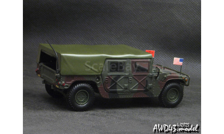 Humvee M998 HMMWV soft top 1-43 Handmade conversion, масштабная модель, Hummer, scale43