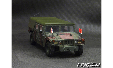Humvee M998 HMMWV soft top 1-43 Handmade conversion, масштабная модель, Hummer, scale43