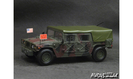Humvee M998 HMMWV soft top 1-43 Handmade conversion, масштабная модель, Hummer, scale43