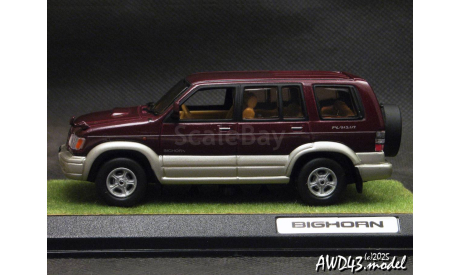 Isuzu Bighorn RHD 1992 d.red 1-43 Rakachi, масштабная модель, scale43