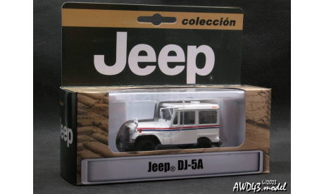 Jeep DJ-5A Laredo 4x4 white 1-43 Jeep Collection - IXO, масштабная модель, scale43