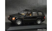 Jeep Grand Cherokee Limited V8 1993 black 1-43 Minichamps 430149660, масштабная модель, 1:43, 1/43