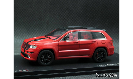 Jeep Grand Cherokee SRT8 F1 edition red 4x4 1-43 GLM, масштабная модель